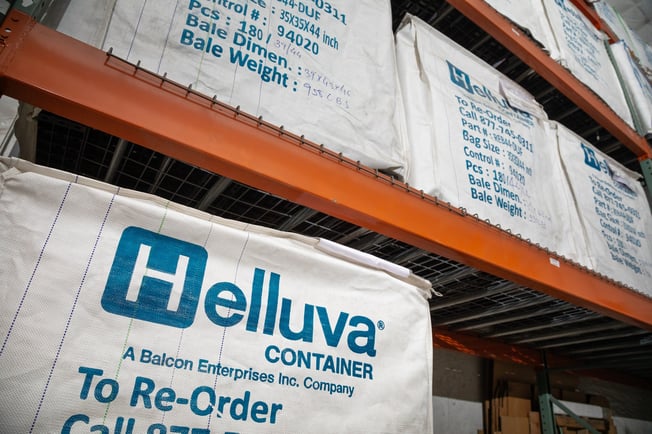 Rack of Bulk Bags